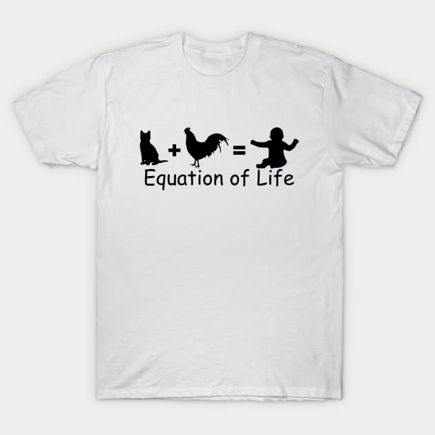 Equation of Life T-Shirt by RandomSorcery